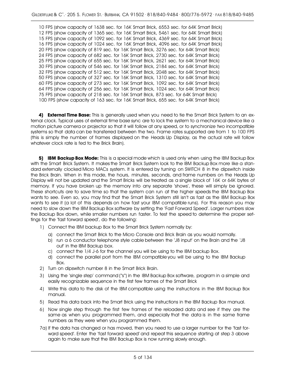 Gilderfluke&Co old Smart Brick Manual User Manual | Page 15 / 144