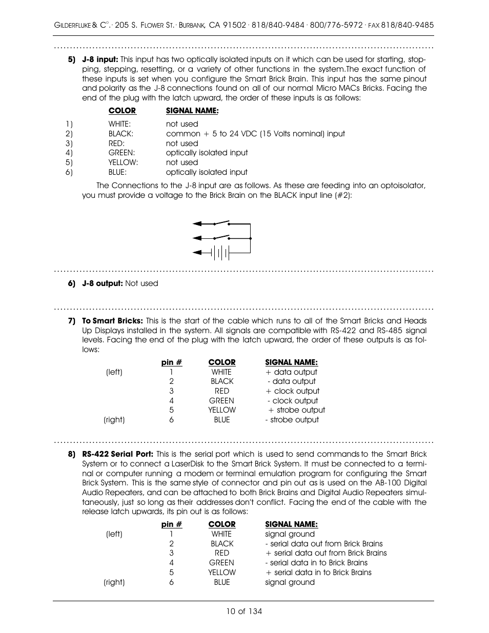 Gilderfluke&Co old Smart Brick Manual User Manual | Page 20 / 144