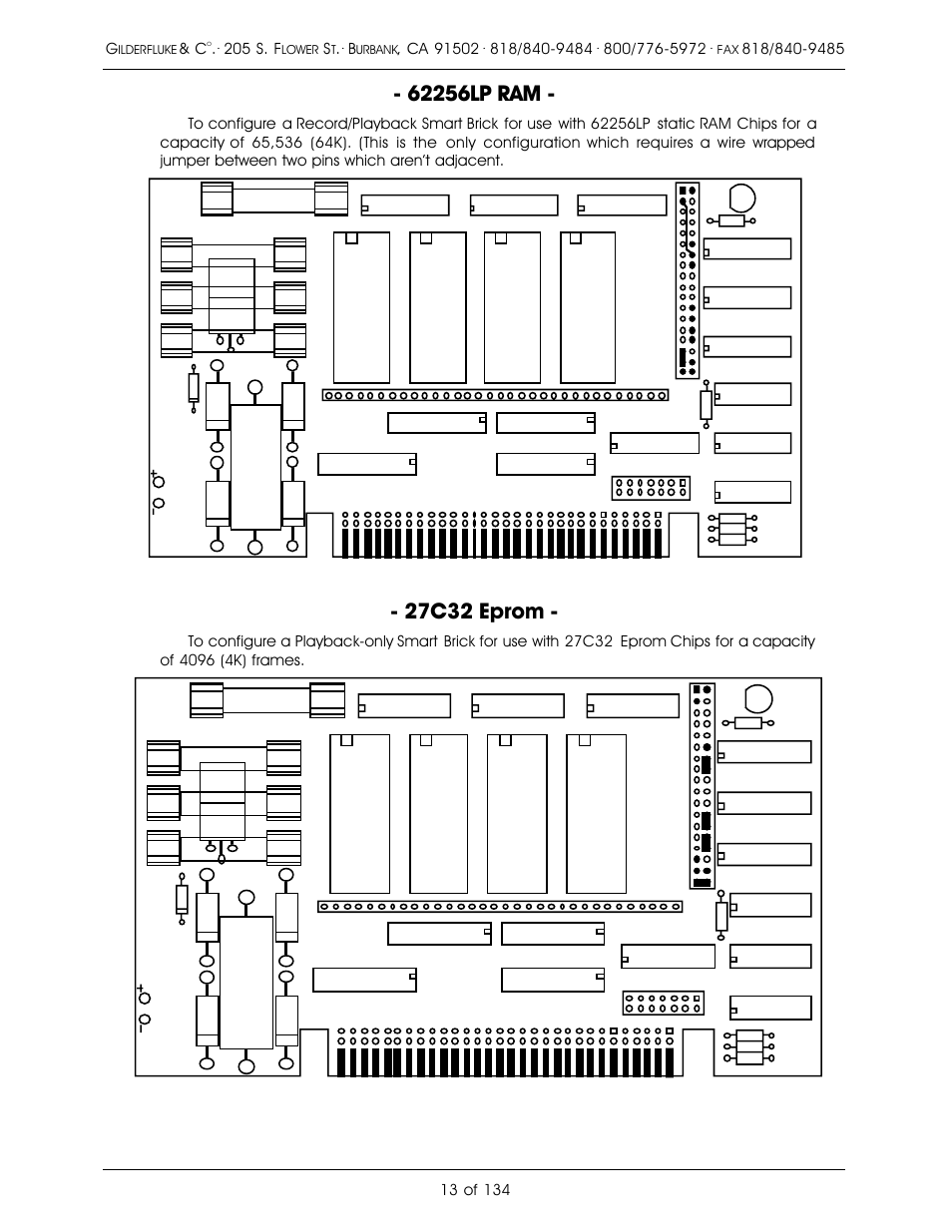 27c32 eprom | Gilderfluke&Co old Smart Brick Manual User Manual | Page 23 / 144