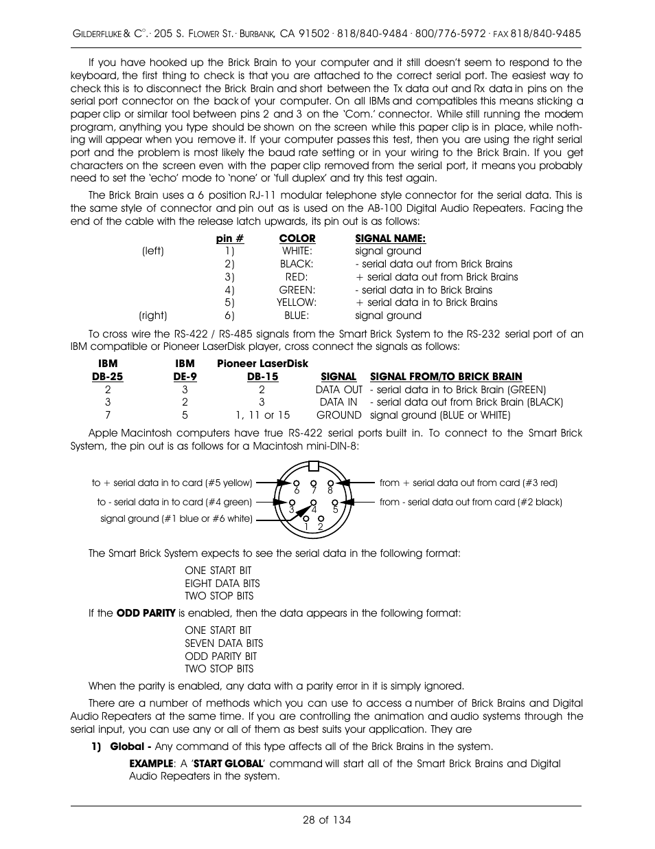 Gilderfluke&Co old Smart Brick Manual User Manual | Page 38 / 144