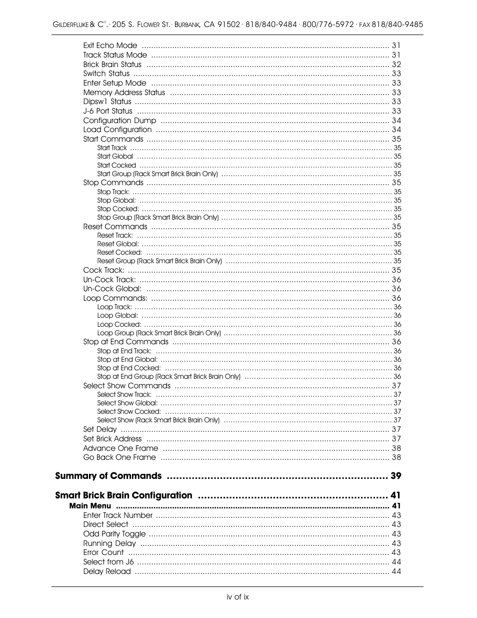 Gilderfluke&Co old Smart Brick Manual User Manual | Page 4 / 144
