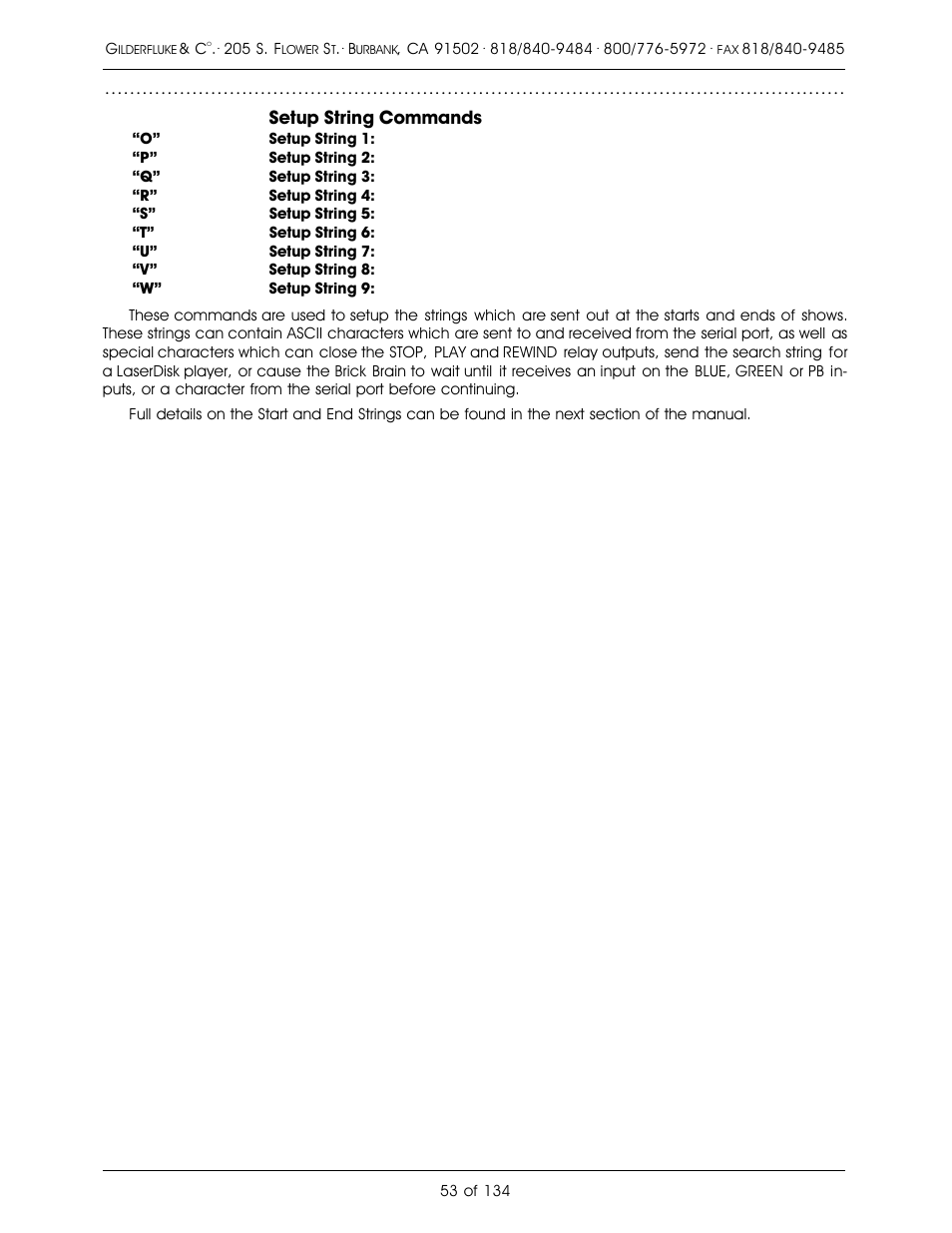 Gilderfluke&Co old Smart Brick Manual User Manual | Page 63 / 144