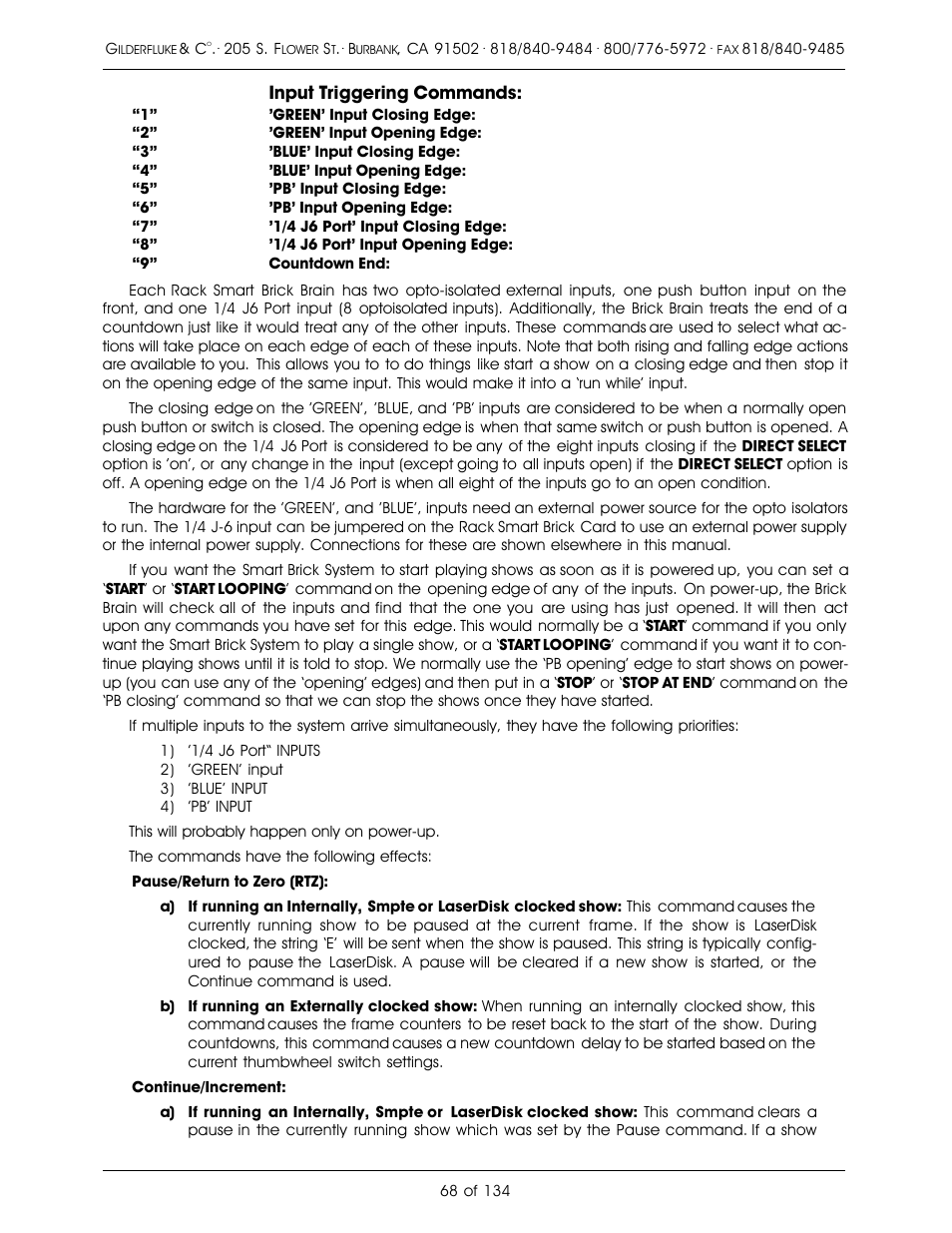 Gilderfluke&Co old Smart Brick Manual User Manual | Page 78 / 144