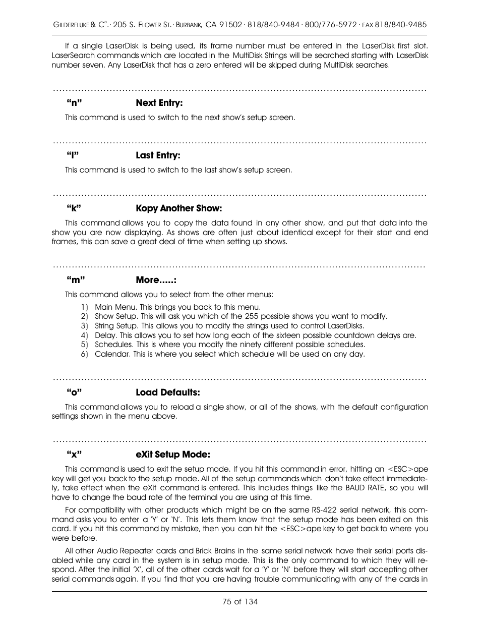 Gilderfluke&Co old Smart Brick Manual User Manual | Page 85 / 144