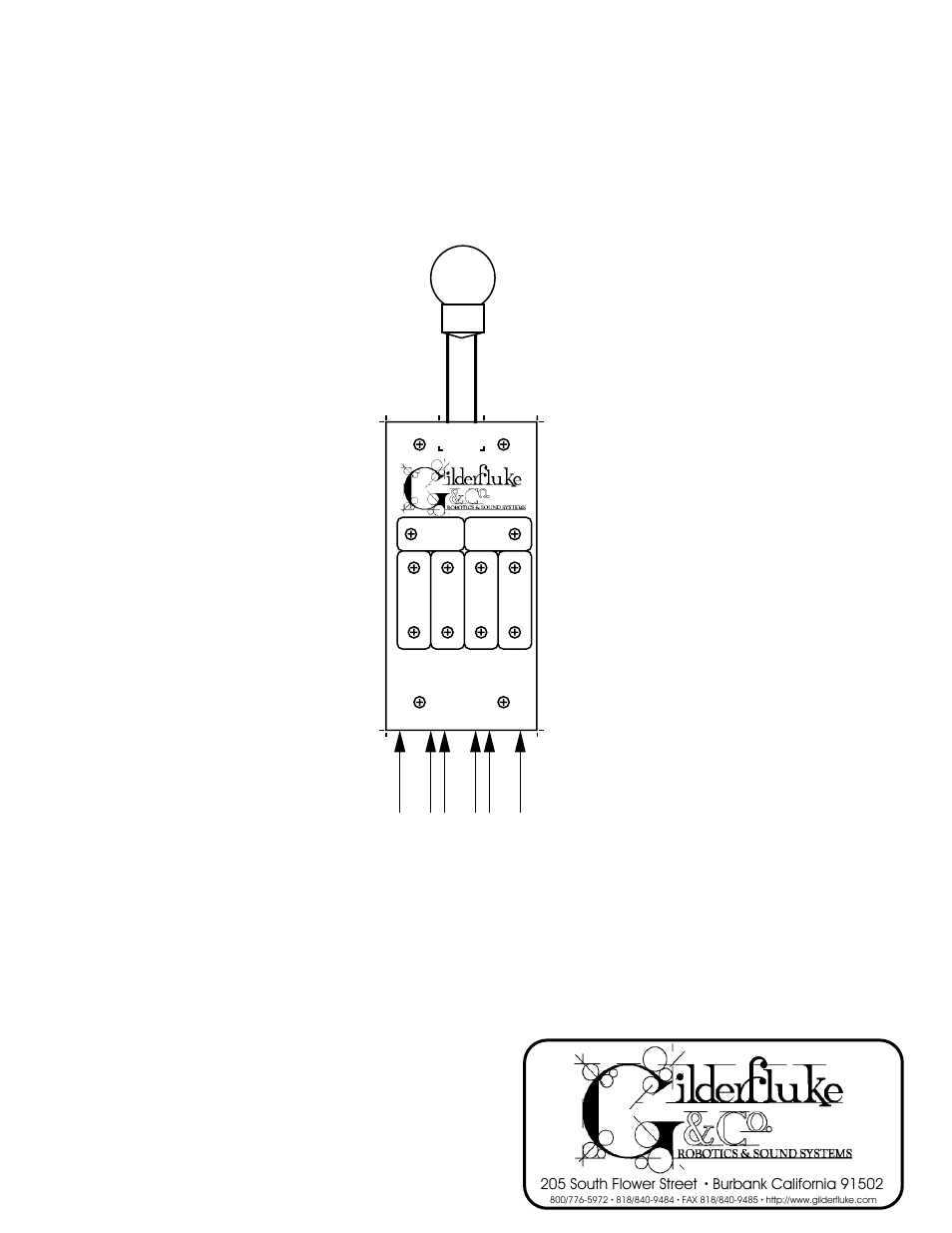 Gilderfluke&Co DC Four Level Dimmer User Manual | 1 page