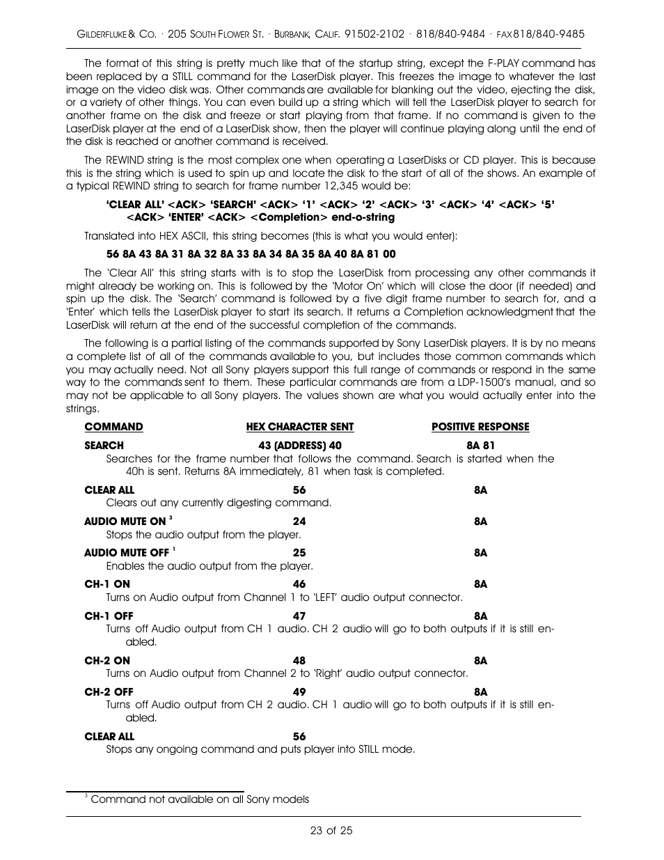 Gilderfluke&Co Frequency Shift Keyed/Remote Terminal Unit User Manual | Page 27 / 29