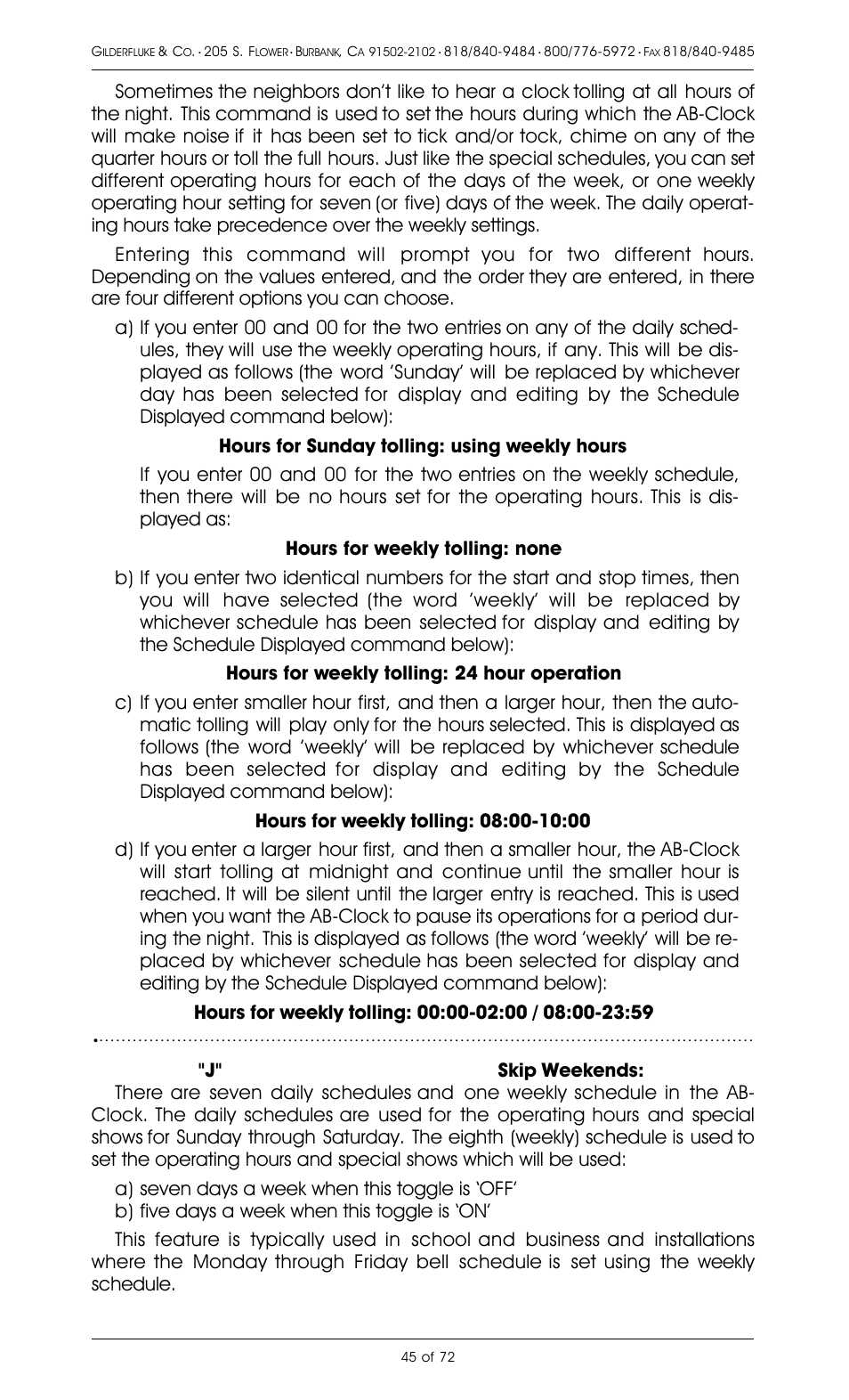 Gilderfluke&Co 8 Bit Digital Audio Systems User Manual | Page 53 / 80