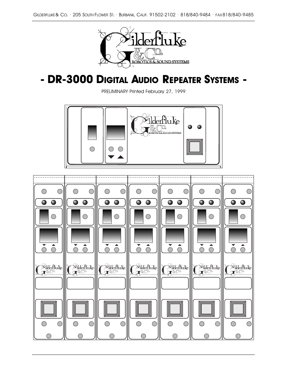 Gilderfluke&Co 16 Bit CD-Quality Digital Audio Systems User Manual | 100 pages