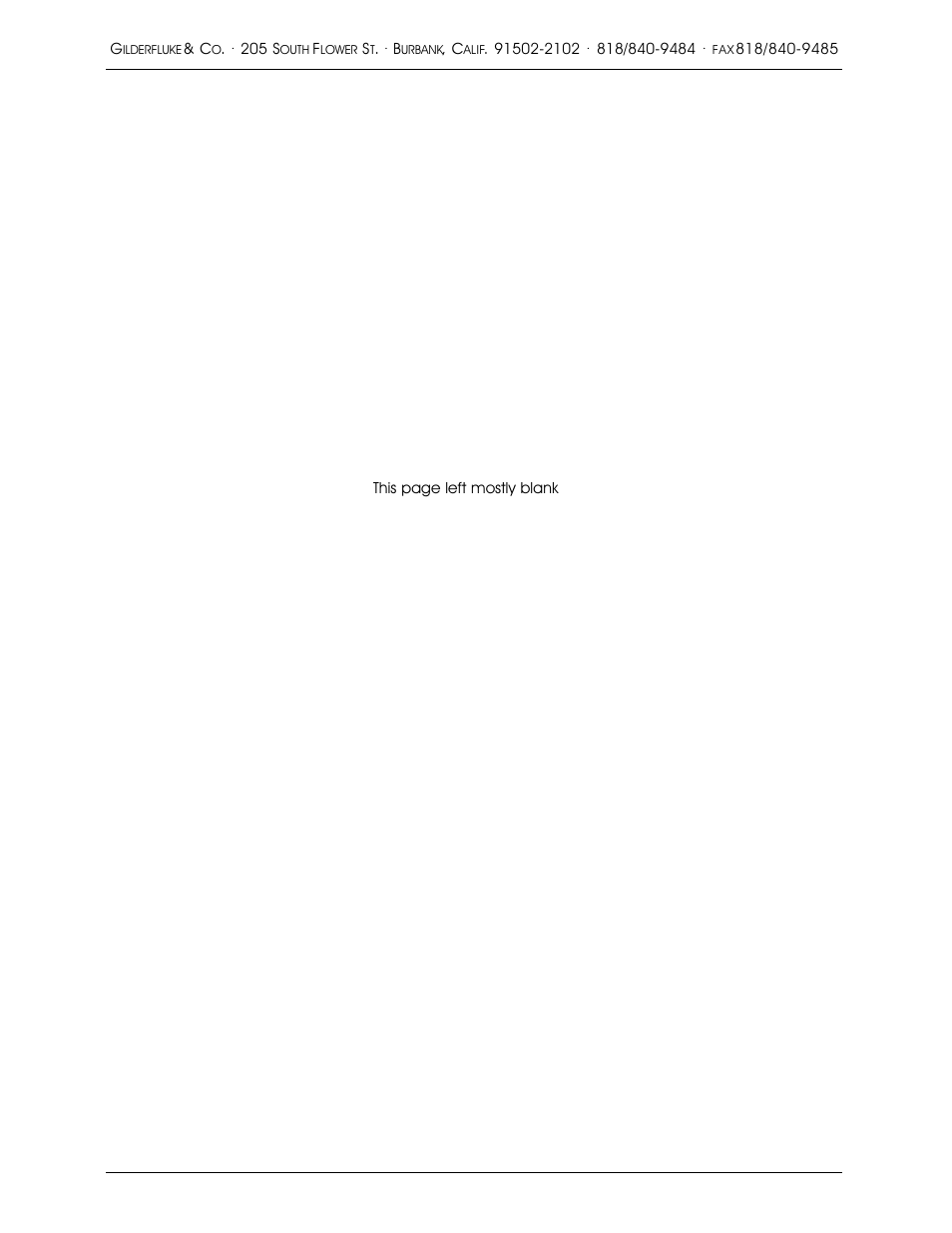 Gilderfluke&Co 16 Bit CD-Quality Digital Audio Systems User Manual | Page 2 / 100
