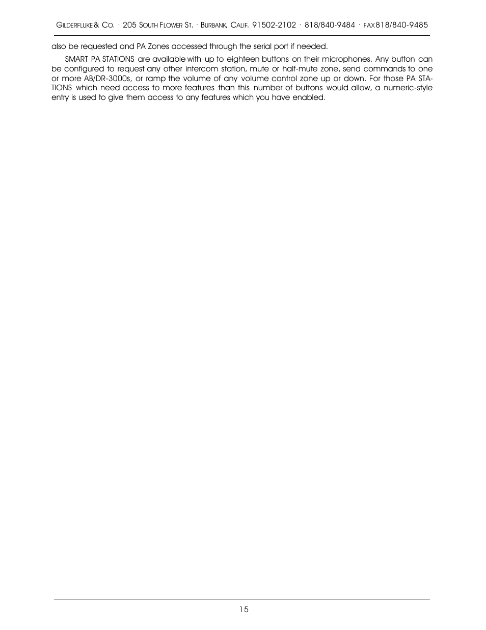 Gilderfluke&Co 16 Bit CD-Quality Digital Audio Systems User Manual | Page 23 / 100