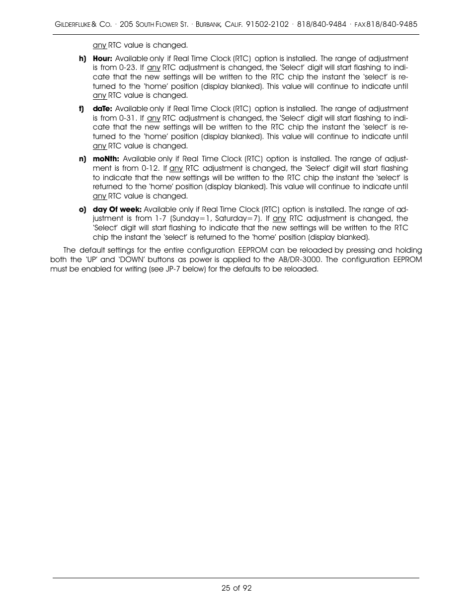 Gilderfluke&Co 16 Bit CD-Quality Digital Audio Systems User Manual | Page 33 / 100
