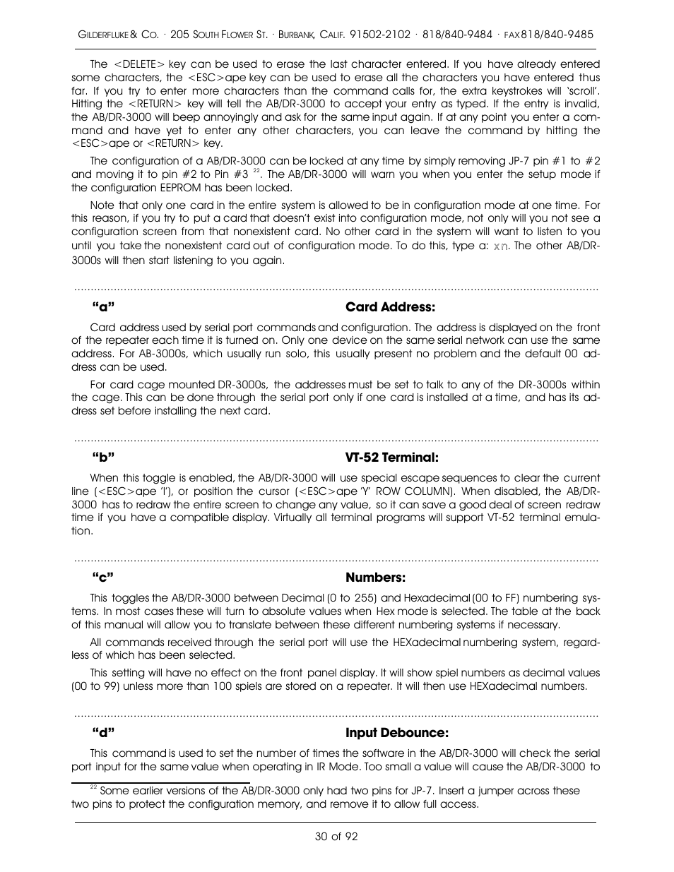 Gilderfluke&Co 16 Bit CD-Quality Digital Audio Systems User Manual | Page 38 / 100