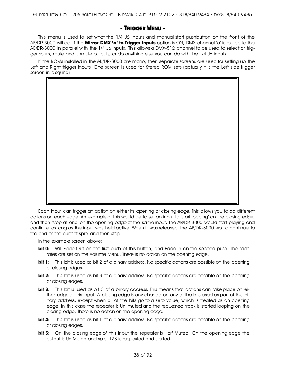 Gilderfluke&Co 16 Bit CD-Quality Digital Audio Systems User Manual | Page 46 / 100