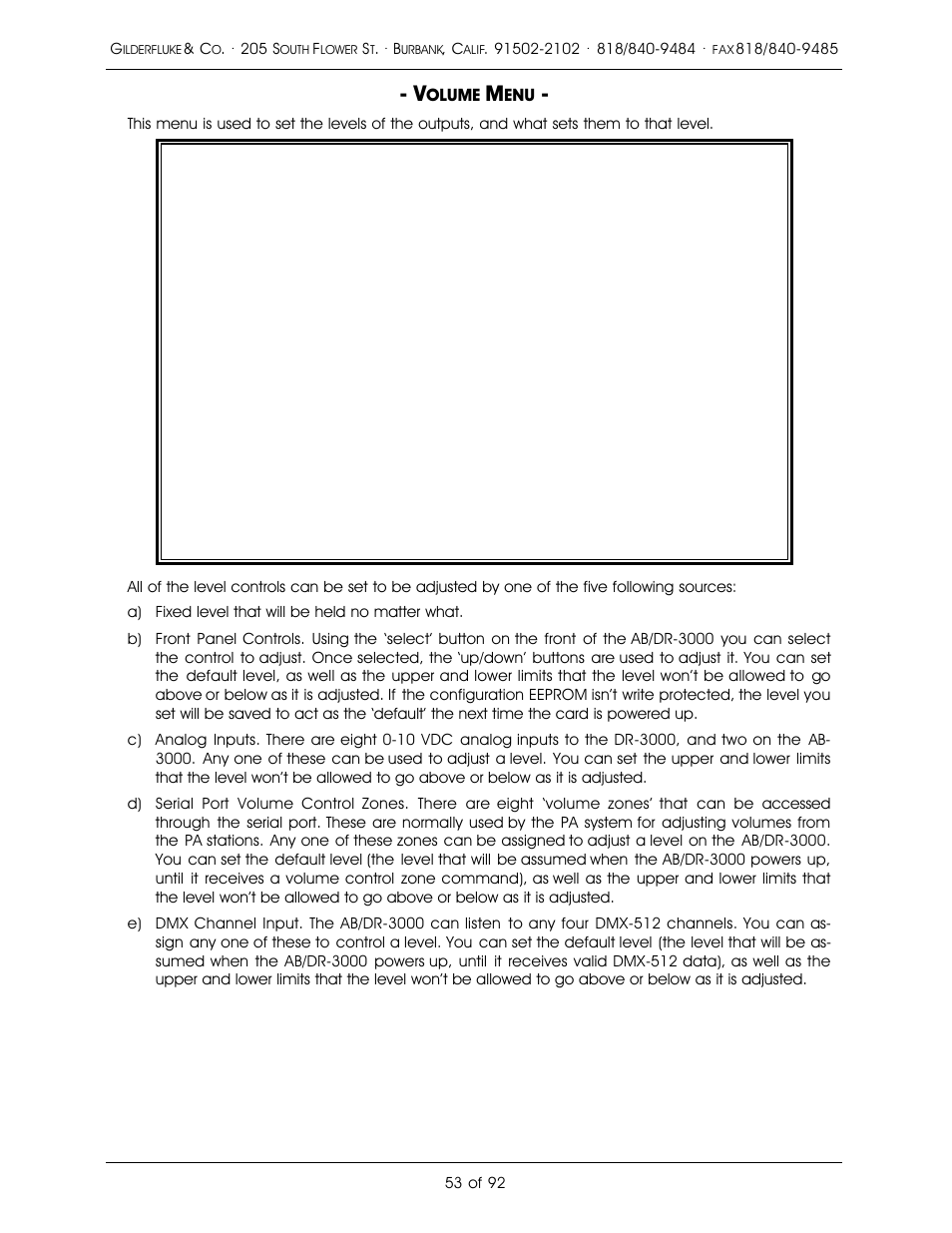 Gilderfluke&Co 16 Bit CD-Quality Digital Audio Systems User Manual | Page 61 / 100