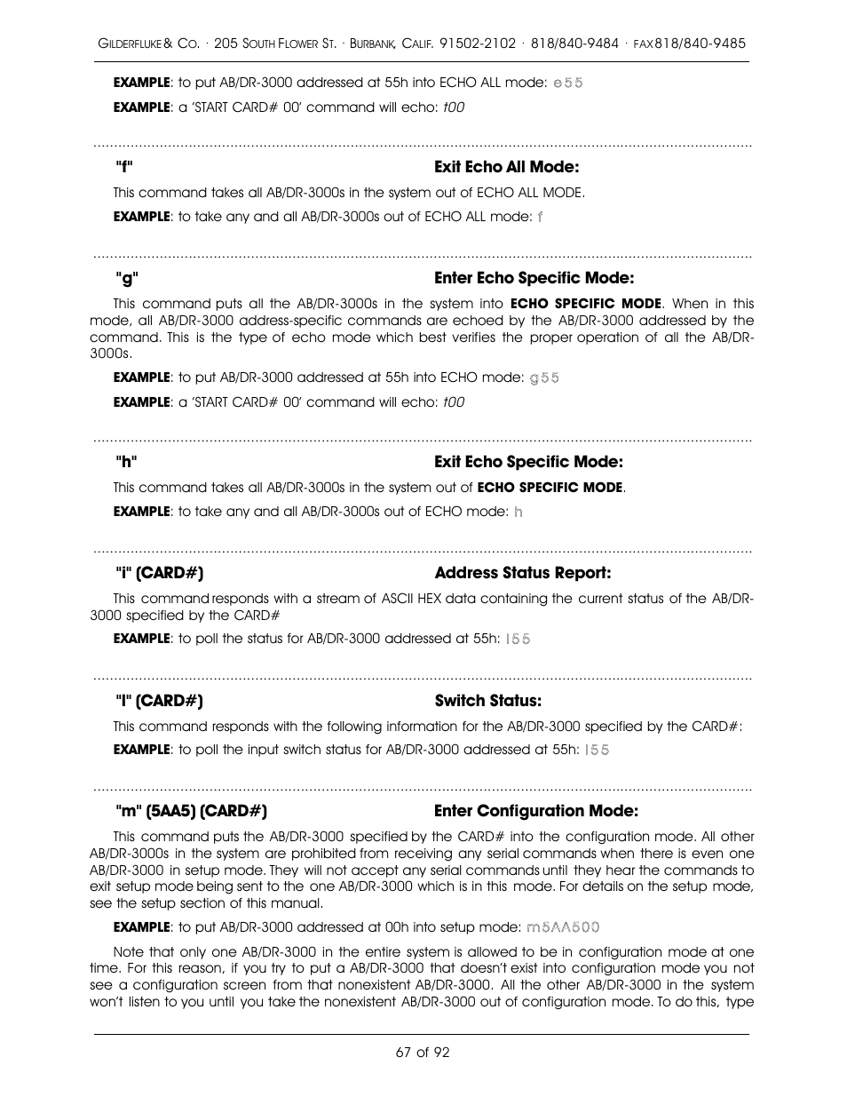 Gilderfluke&Co 16 Bit CD-Quality Digital Audio Systems User Manual | Page 75 / 100