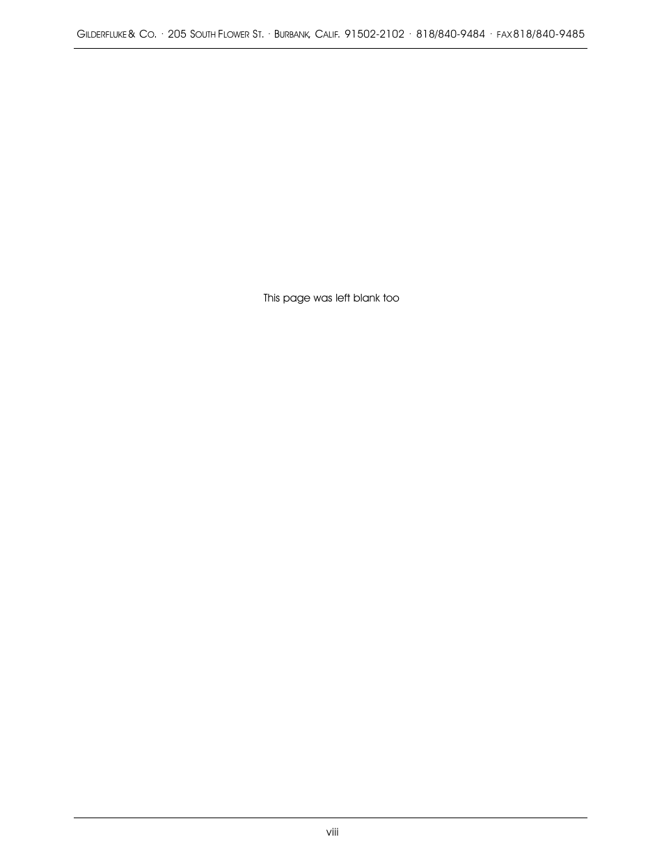 Gilderfluke&Co 16 Bit CD-Quality Digital Audio Systems User Manual | Page 8 / 100