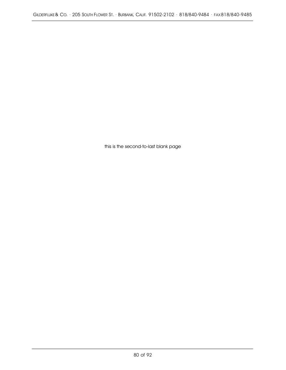 Gilderfluke&Co 16 Bit CD-Quality Digital Audio Systems User Manual | Page 88 / 100