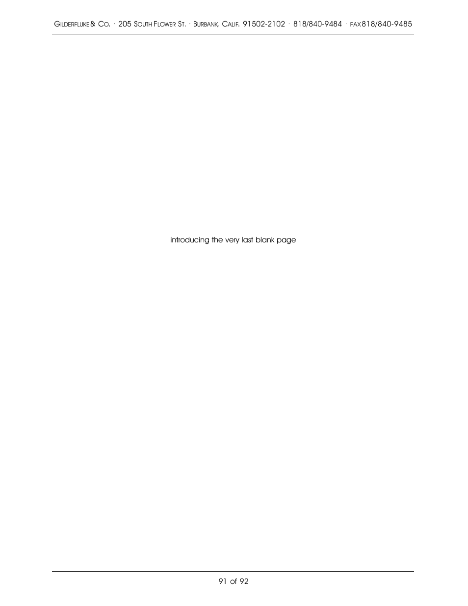 Gilderfluke&Co 16 Bit CD-Quality Digital Audio Systems User Manual | Page 99 / 100