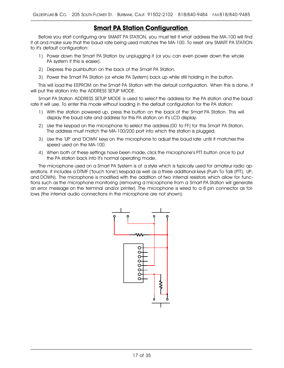 Smart paêstation configuration | Gilderfluke&Co PA System User Manual | Page 21 / 39