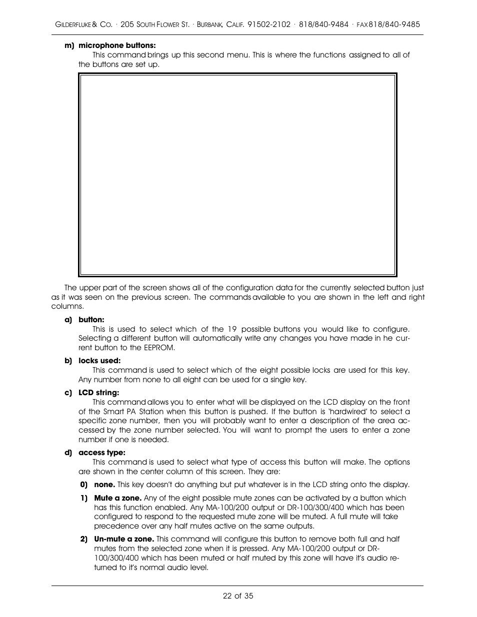Gilderfluke&Co PA System User Manual | Page 26 / 39