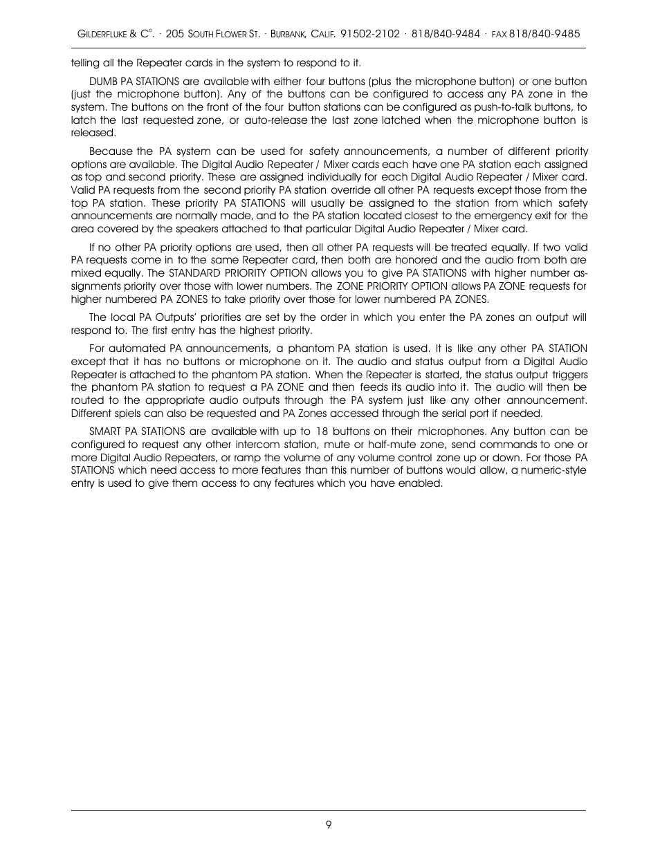 Gilderfluke&Co old MACs 8 bit Digital Audio System User Manual | Page 19 / 110