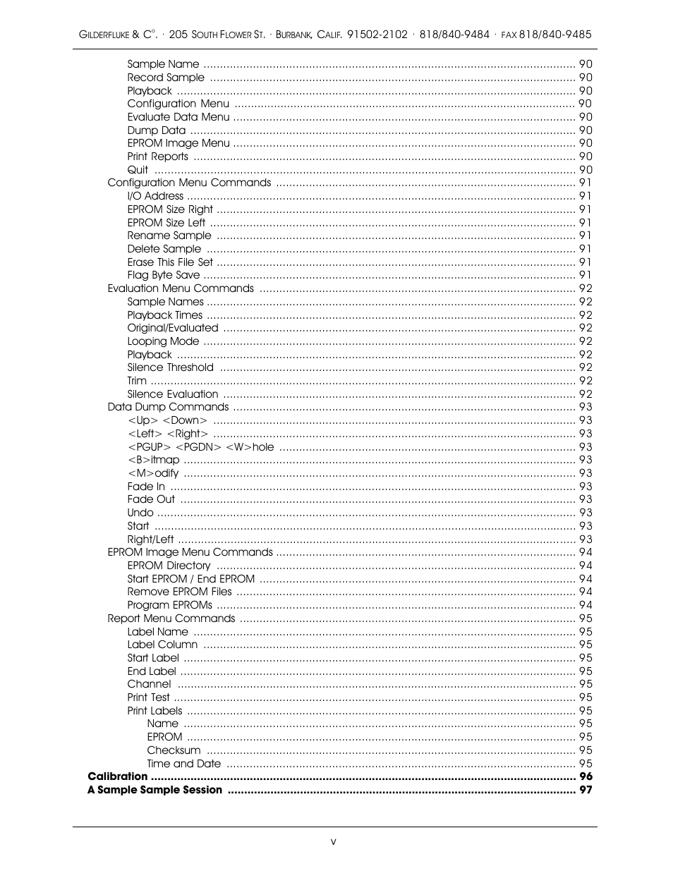 Gilderfluke&Co old MACs 8 bit Digital Audio System User Manual | Page 7 / 110