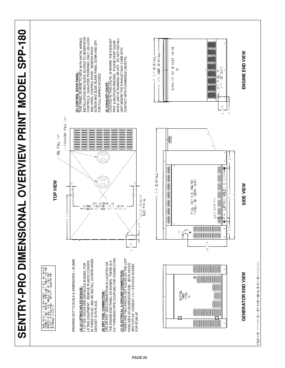 Gillette Generators SPP-180 User Manual | Page 26 / 32