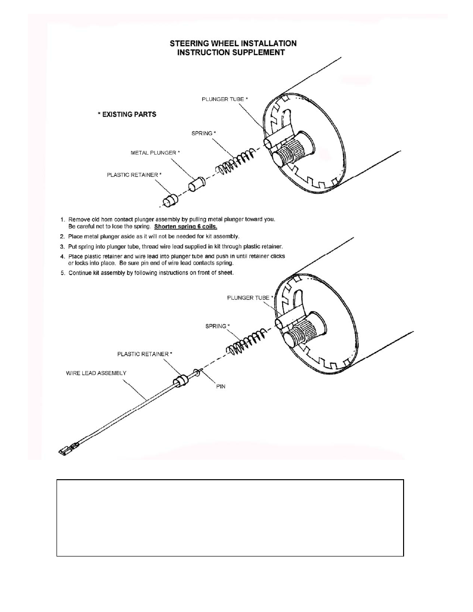 Grant Part #4503 - Standard Installation Kit User Manual | Page 2 / 2