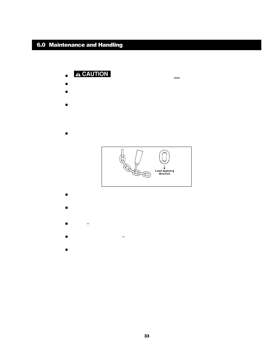 0 maintenance and handling 6.1 lubrication | Harrington Hoists and Cranes LB Lever Hoist - (L5) User Manual | Page 33 / 64