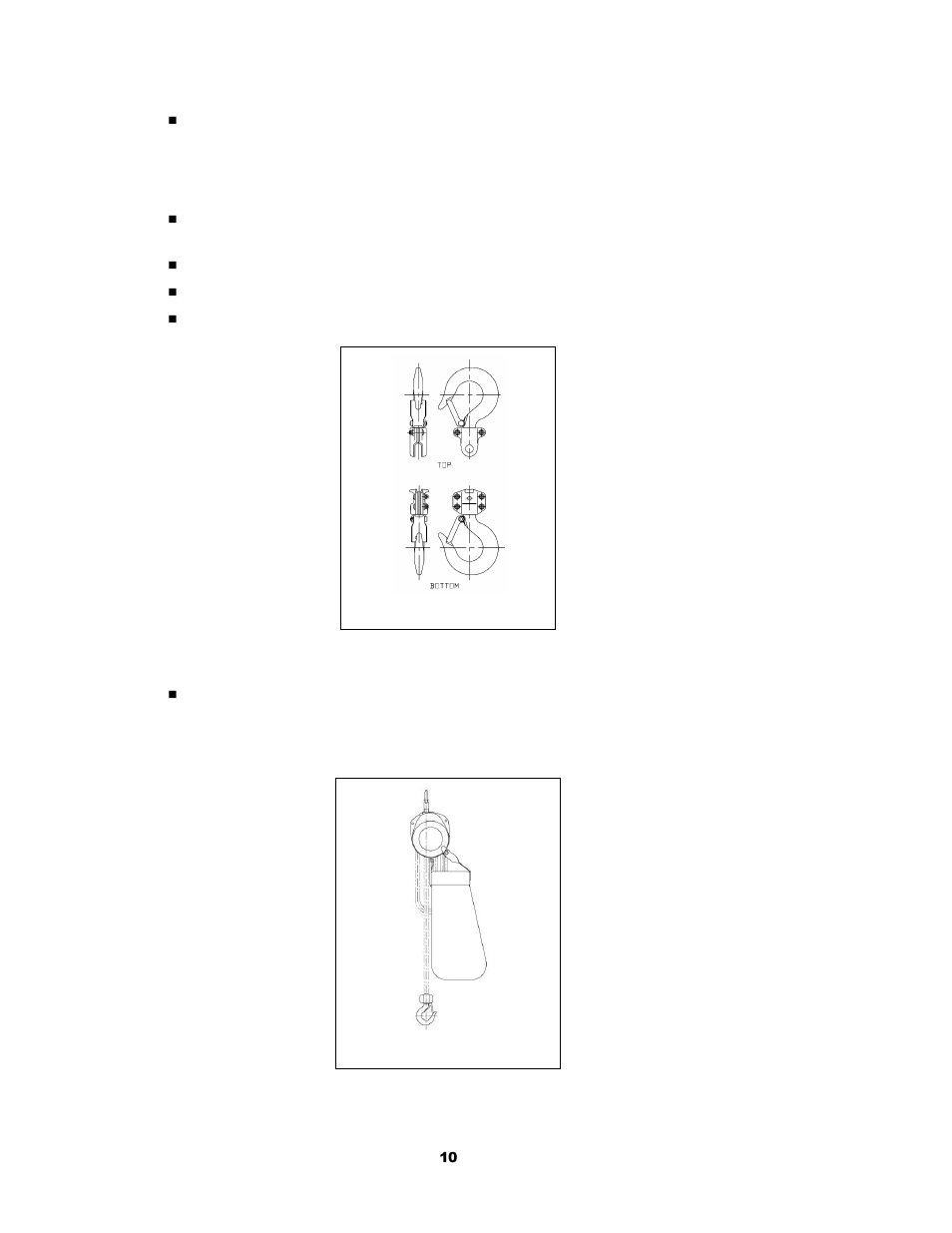 Harrington Hoists and Cranes CF Hand Chain Hoist User Manual | Page 10 / 48