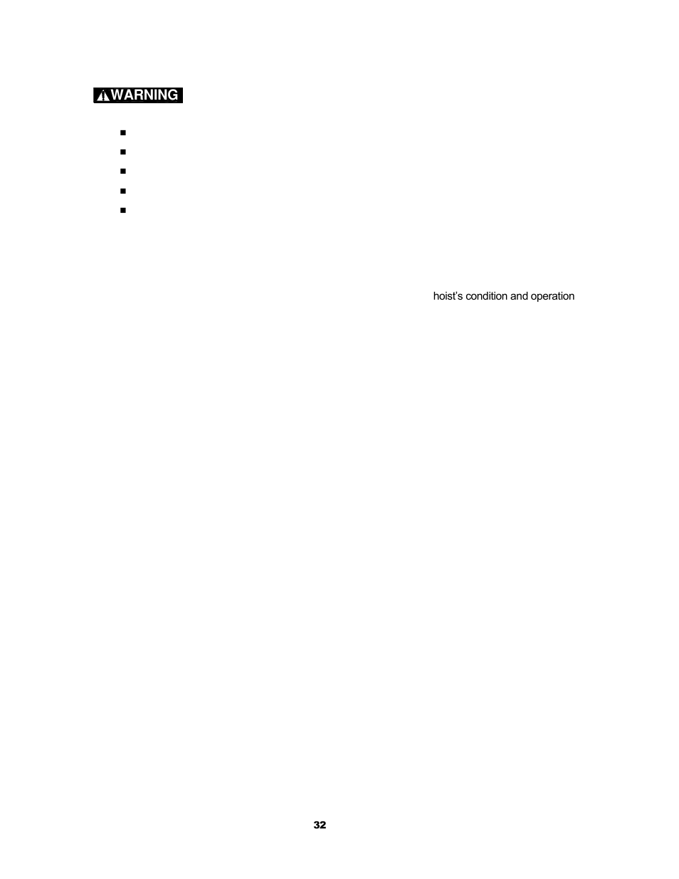 Harrington Hoists and Cranes CF Hand Chain Hoist User Manual | Page 32 / 48
