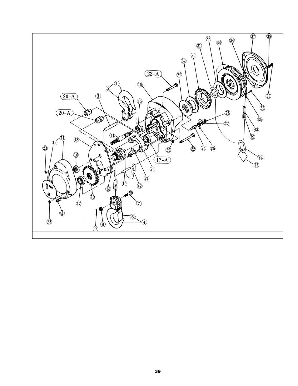 Harrington Hoists and Cranes CF Hand Chain Hoist User Manual | Page 39 / 48