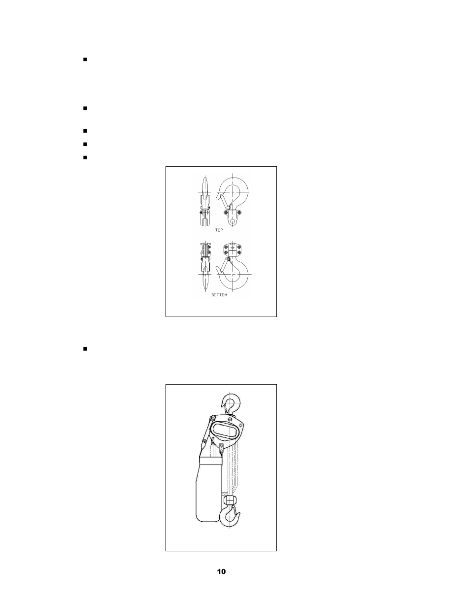 Harrington Hoists and Cranes CB Hand Chain Hoist User Manual | Page 10 / 56