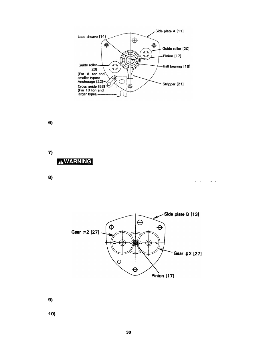 Harrington Hoists and Cranes CB Hand Chain Hoist User Manual | Page 30 / 56