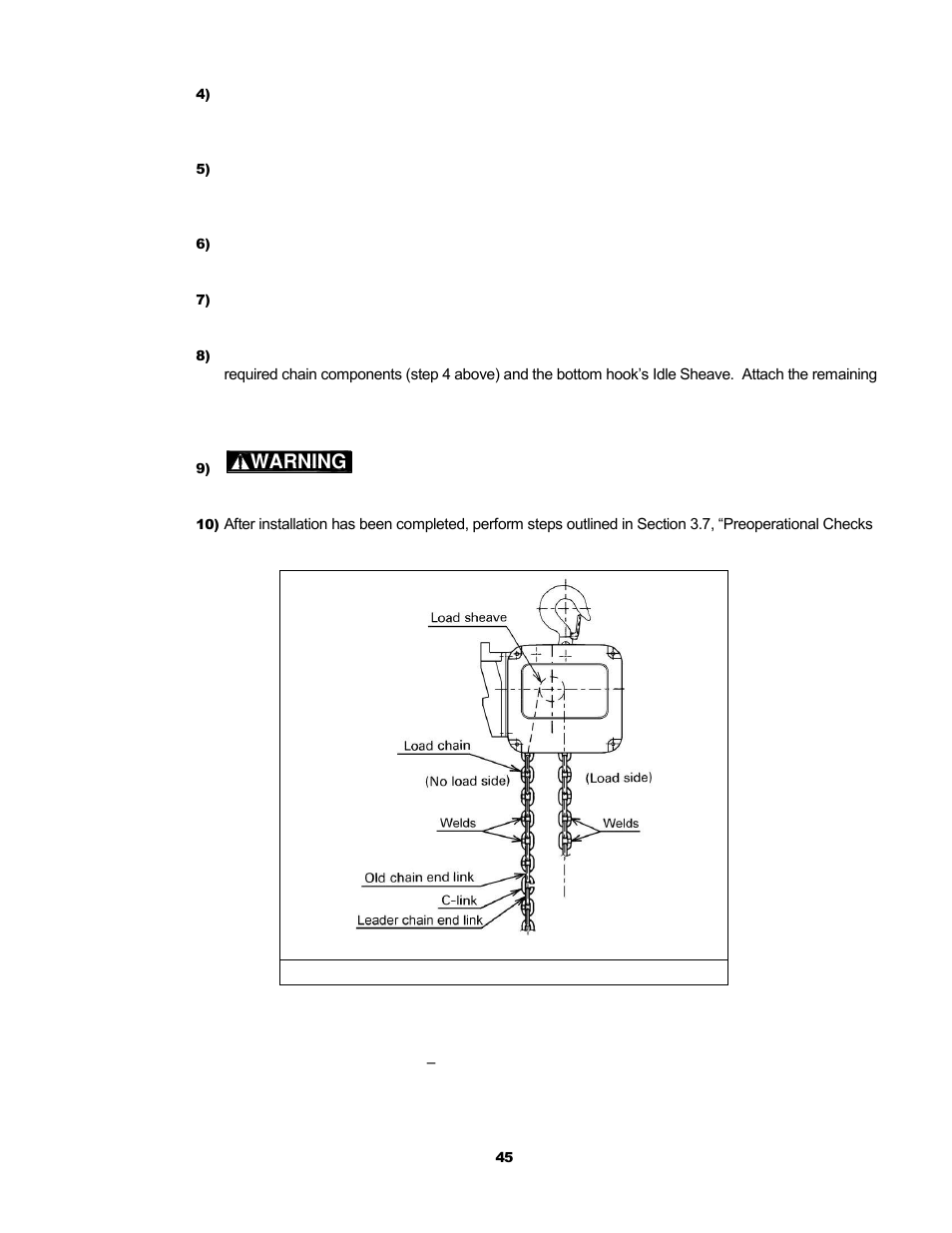 Harrington Hoists and Cranes (N)ER Hoist - ((N)ER2) User Manual | Page 45 / 96