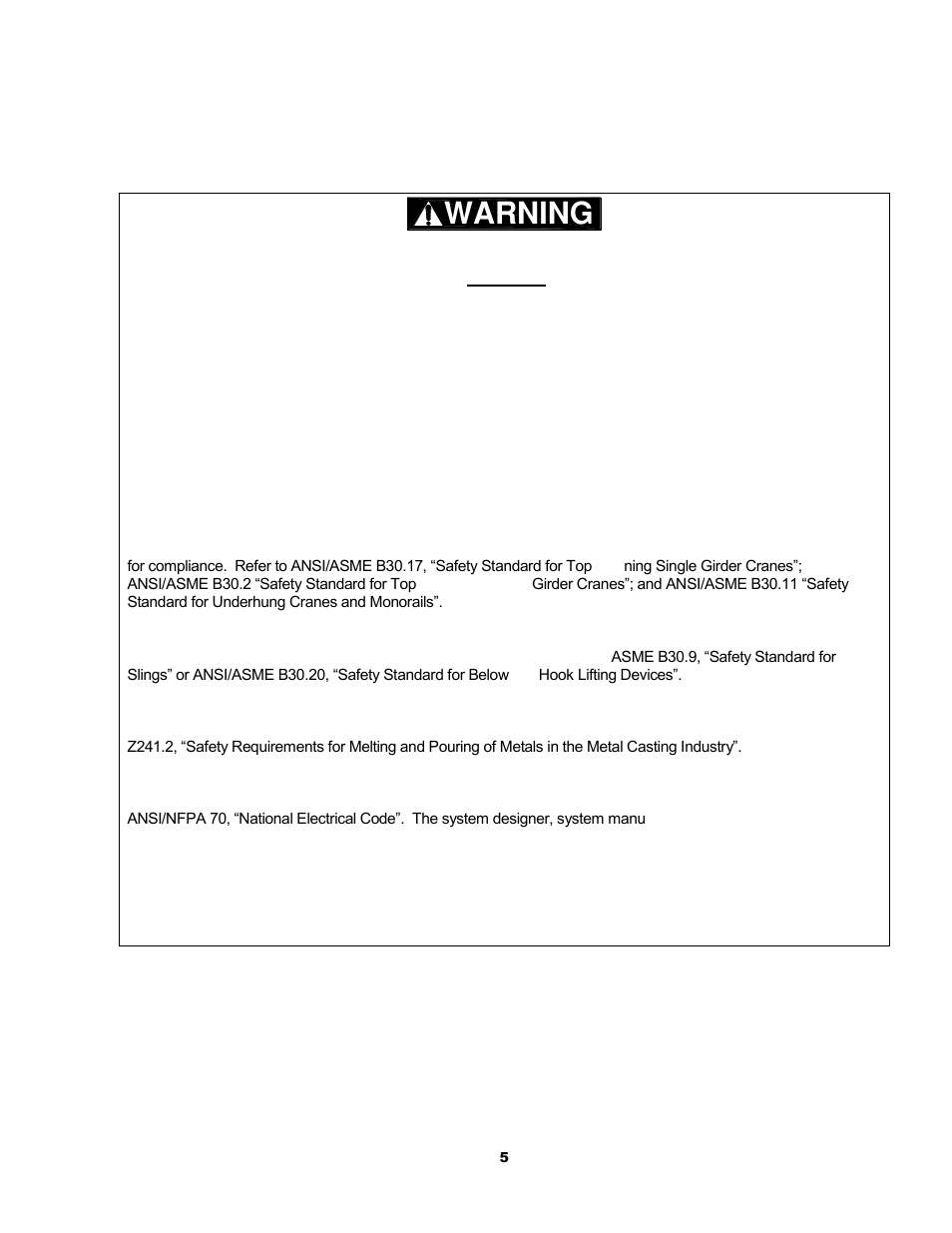 Harrington Hoists and Cranes (N)ER Hoist - ((N)ER2) User Manual | Page 5 / 96