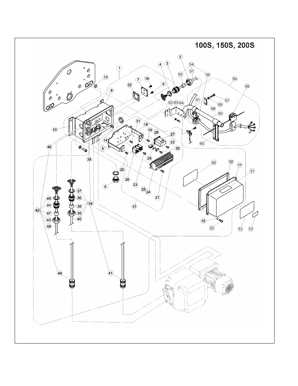 11 control station parts (top hook type) | Harrington Hoists and Cranes (N)ER Large Cap Hoist - ((N)ER2 User Manual | Page 54 / 60