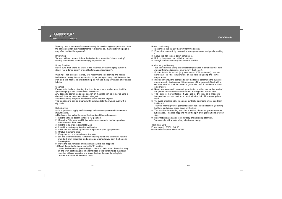 ViTESSE VS-664 User Manual | Page 4 / 6