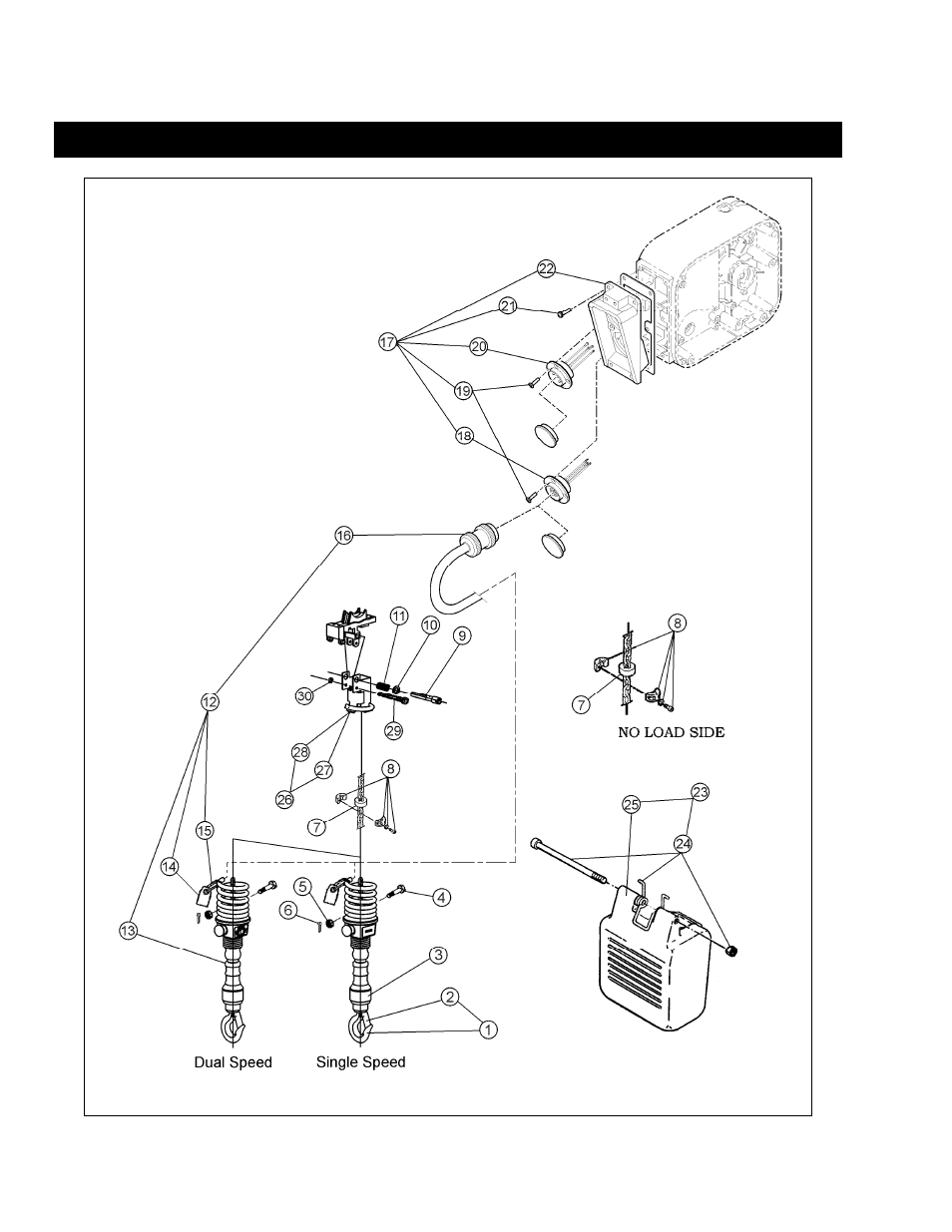 0 parts list | Harrington Hoists and Cranes (N)ERCC Hoist - ((N)ER2) User Manual | Page 10 / 12
