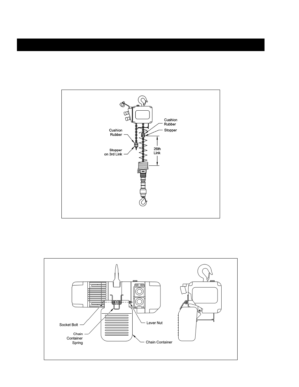 0 preoperational procedures | Harrington Hoists and Cranes (N)ERCC Hoist - ((N)ER2) User Manual | Page 6 / 12