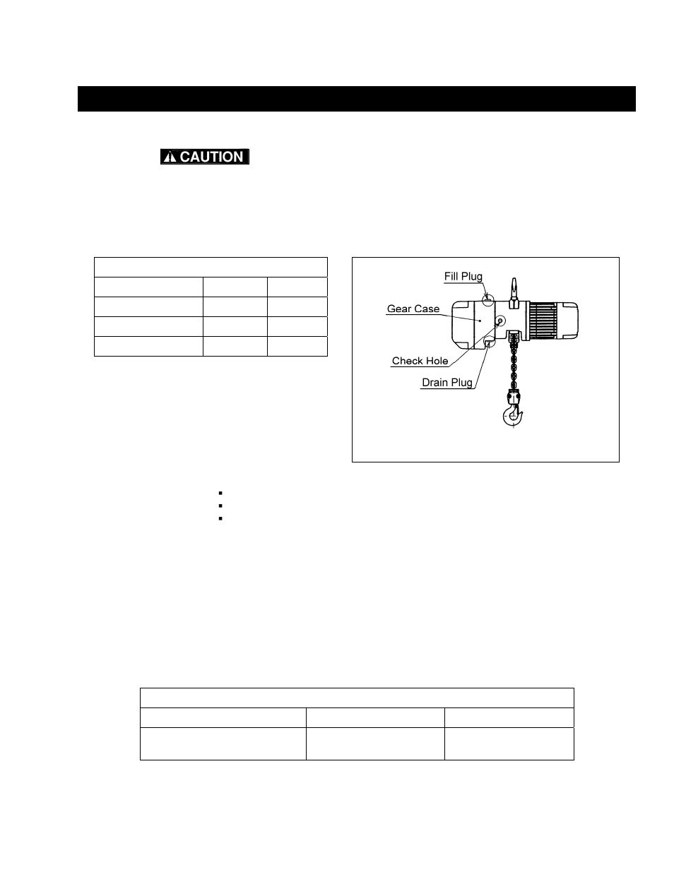 Caution | Harrington Hoists and Cranes SNER Hoist User Manual | Page 11 / 64