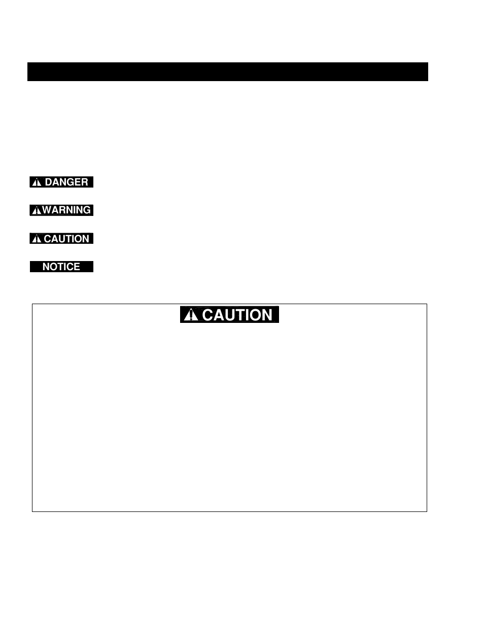 Caution | Harrington Hoists and Cranes SNER Hoist User Manual | Page 4 / 64