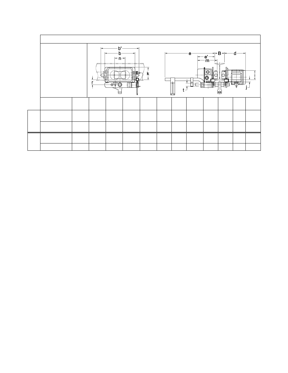 2 dimensions, 2 lubrication | Harrington Hoists and Cranes Food Grade Supplement (ER2/MR2/PT) User Manual | Page 14 / 64