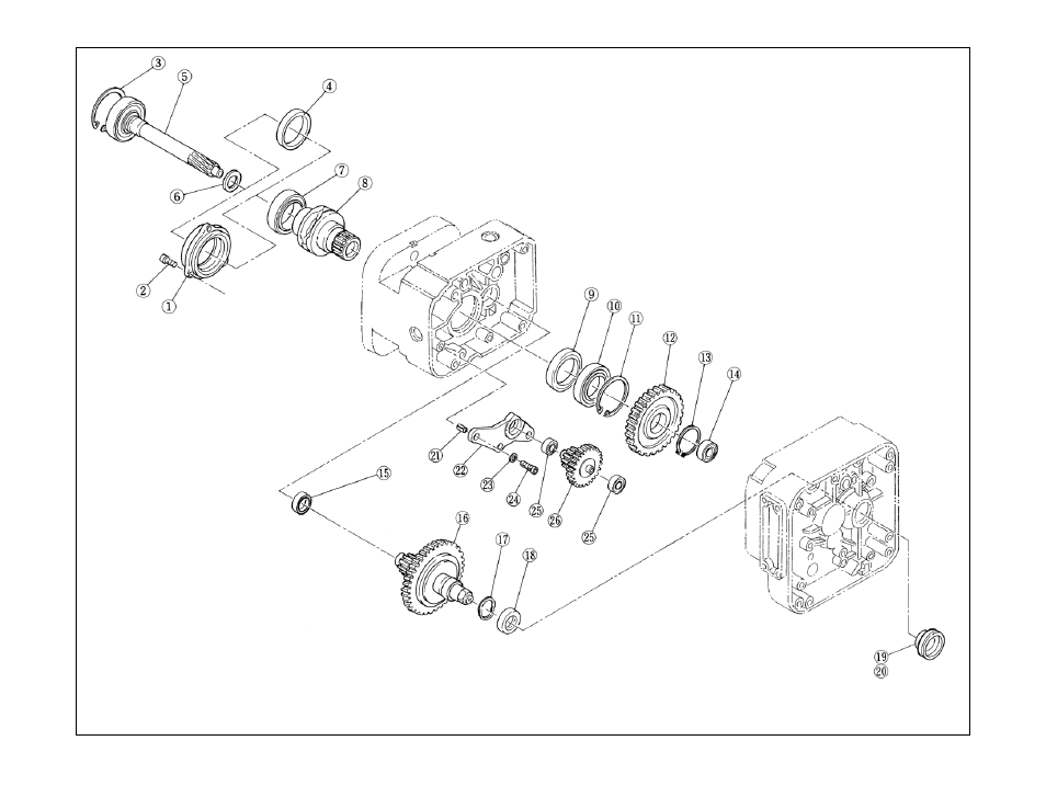 2 gearing parts | Harrington Hoists and Cranes TNER Theater Hoist User Manual | Page 42 / 56
