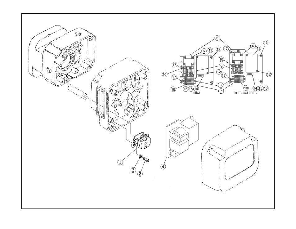 5 electric parts | Harrington Hoists and Cranes TNER Theater Hoist User Manual | Page 48 / 56