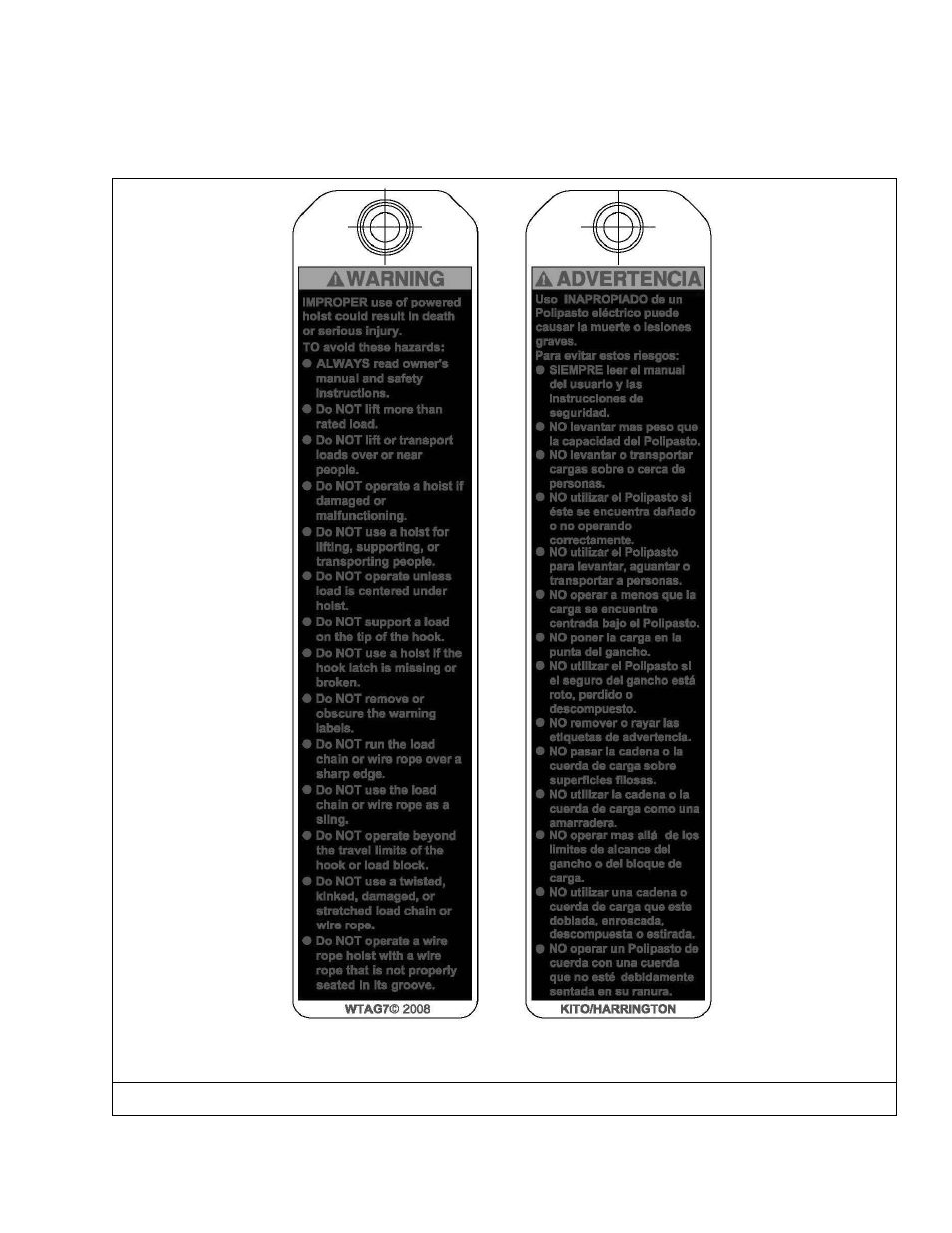 Harrington Hoists and Cranes TNER Theater Hoist User Manual | Page 7 / 56