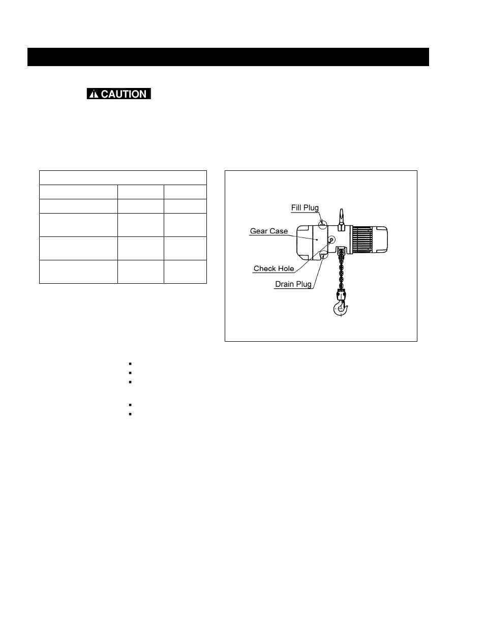 Caution | Harrington Hoists and Cranes (N)ER Hoist - ((N)ER1) User Manual | Page 12 / 72