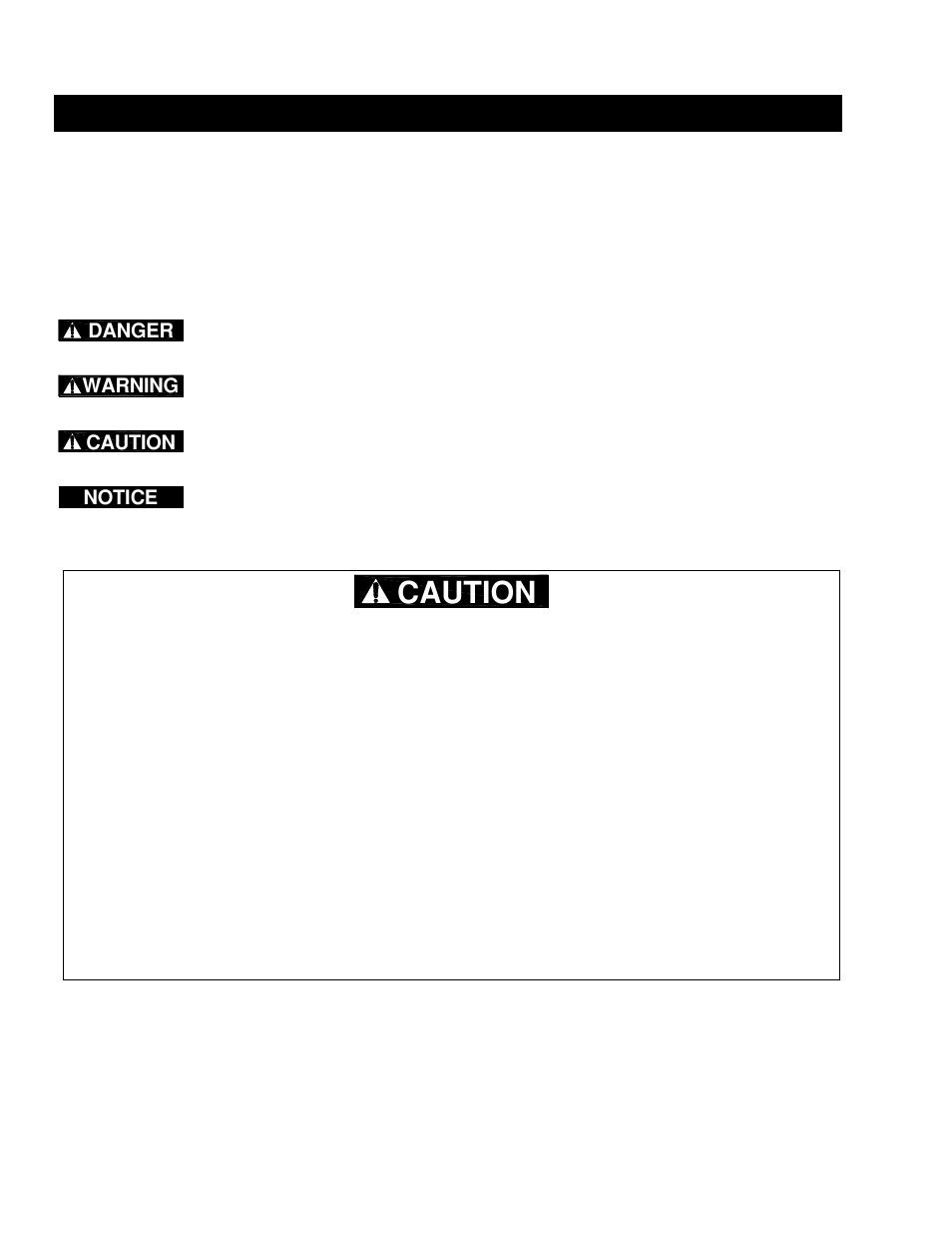 Caution | Harrington Hoists and Cranes (N)ER Hoist - ((N)ER1) User Manual | Page 4 / 72