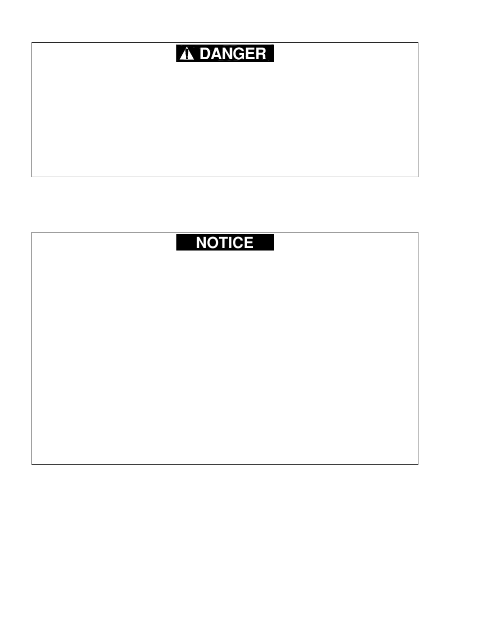 Danger, Notice | Harrington Hoists and Cranes (N)ER Hoist - ((N)ER1) User Manual | Page 6 / 72