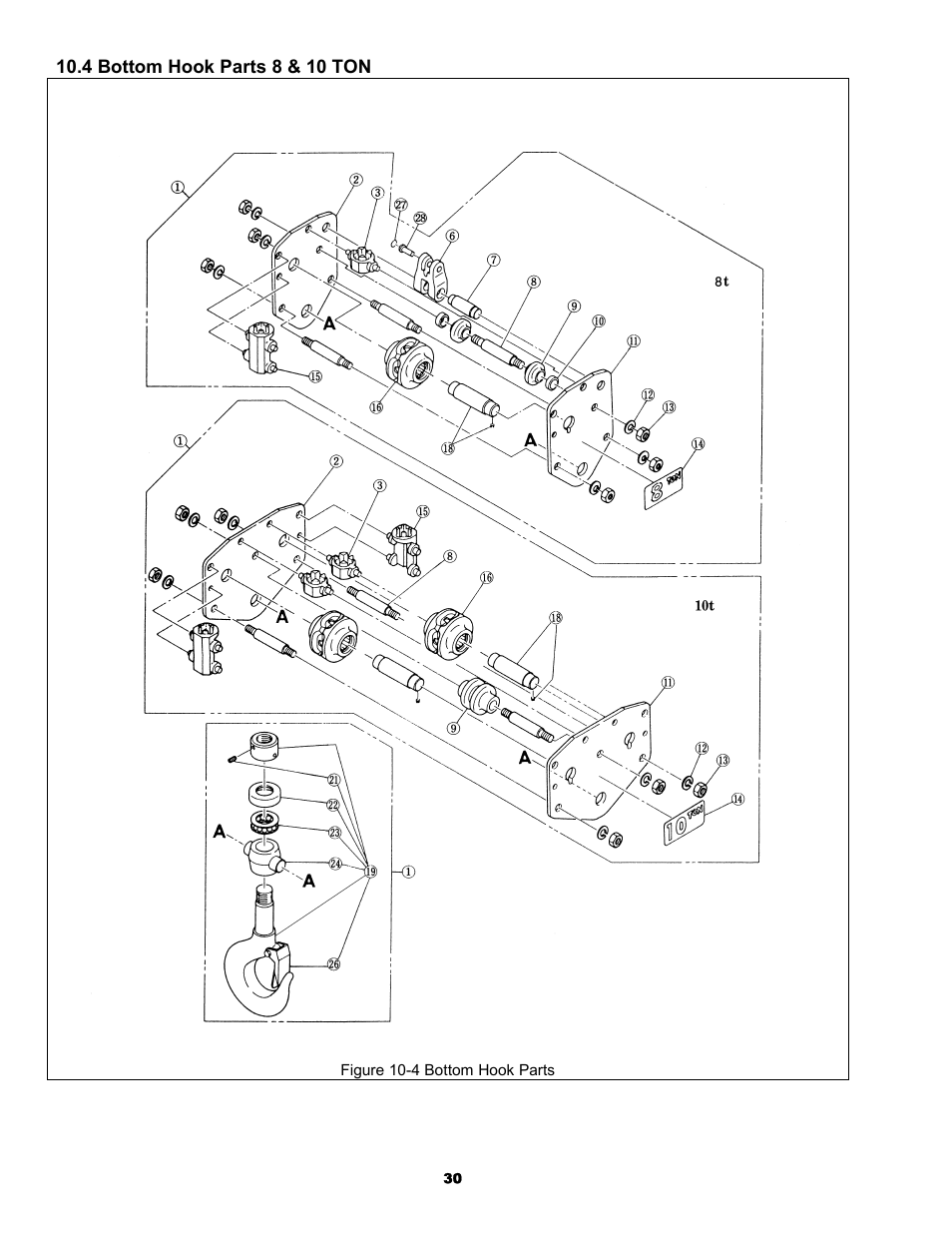 Harrington Hoists and Cranes ER Large Capaciy Hoist - (ER1) User Manual | Page 30 / 54